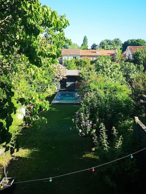 Echoppe Bordelaise Avec Jardin Et Piscine Villa Begles Ngoại thất bức ảnh